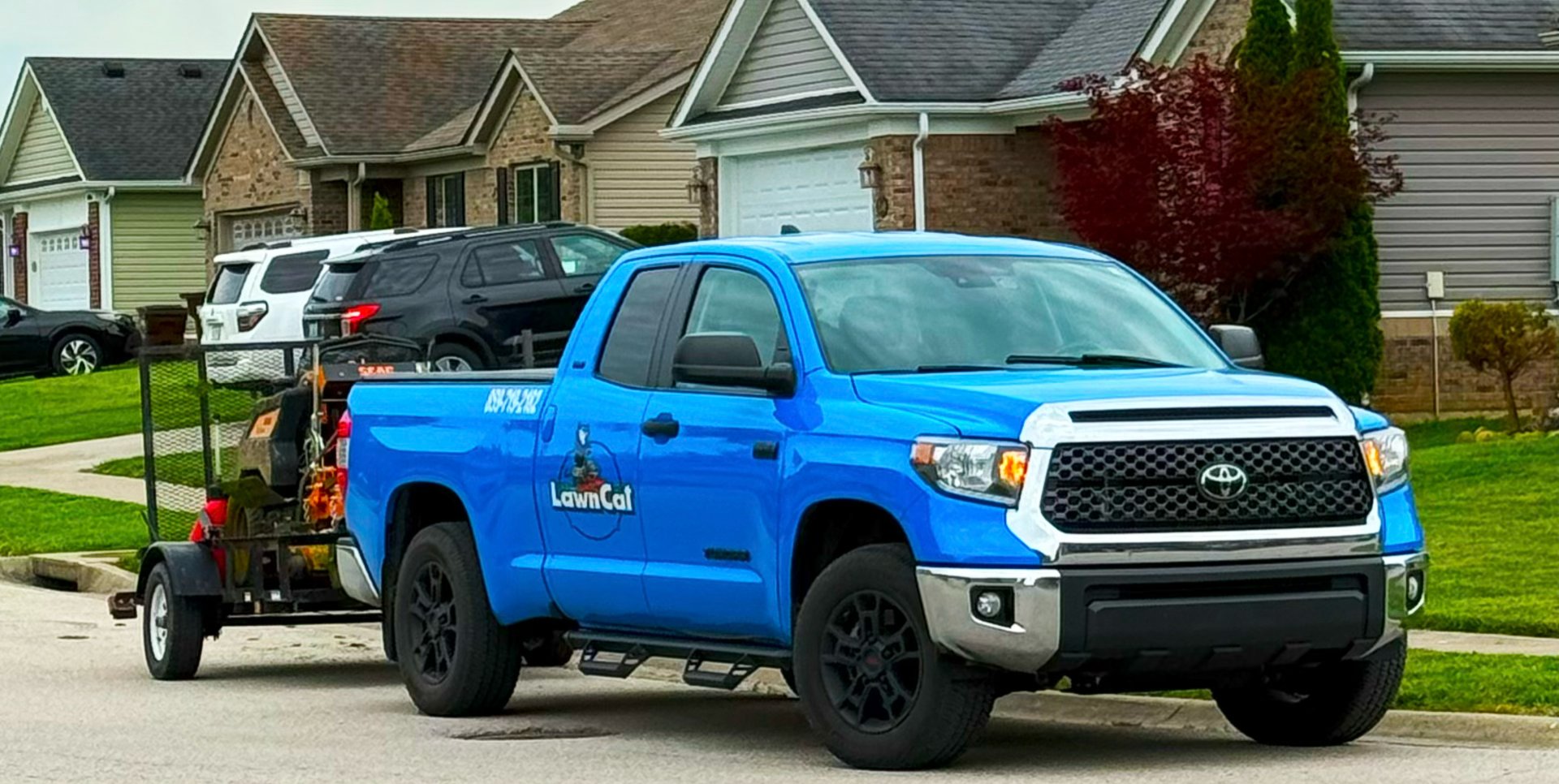 LawnCat Lawn Care Banner
