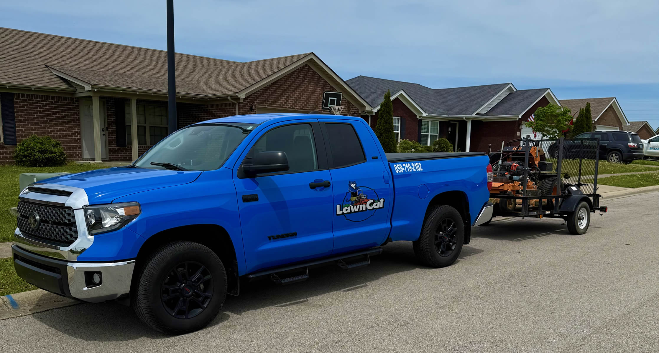 LawnCat Lawn Care Banner