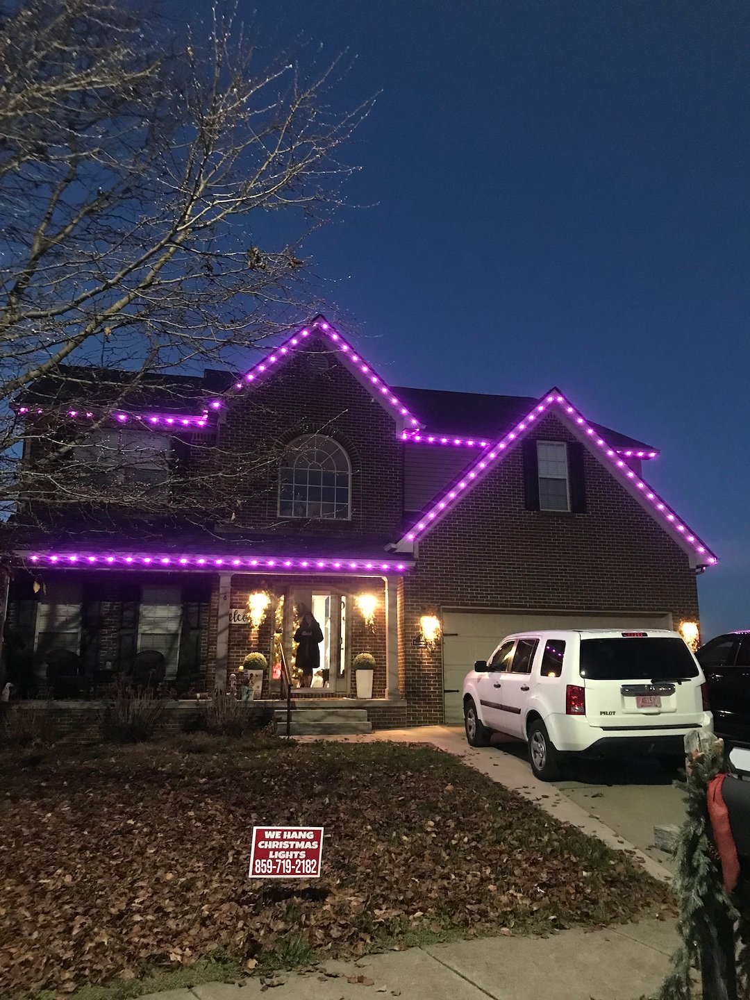 Permanent Holiday Light Installation in Nicholasville KY